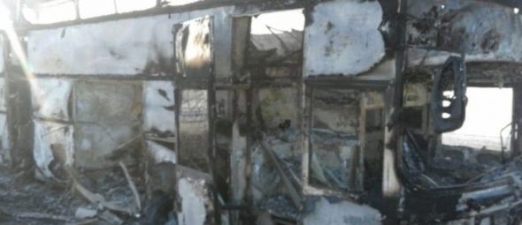 En Kazajistán, incendio de un autobús dejó más de 50 muertos